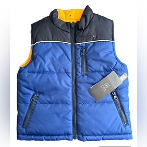 Tommy Hilfiger Boys Reversible Puffer Vest Size 6-12 Months NWT